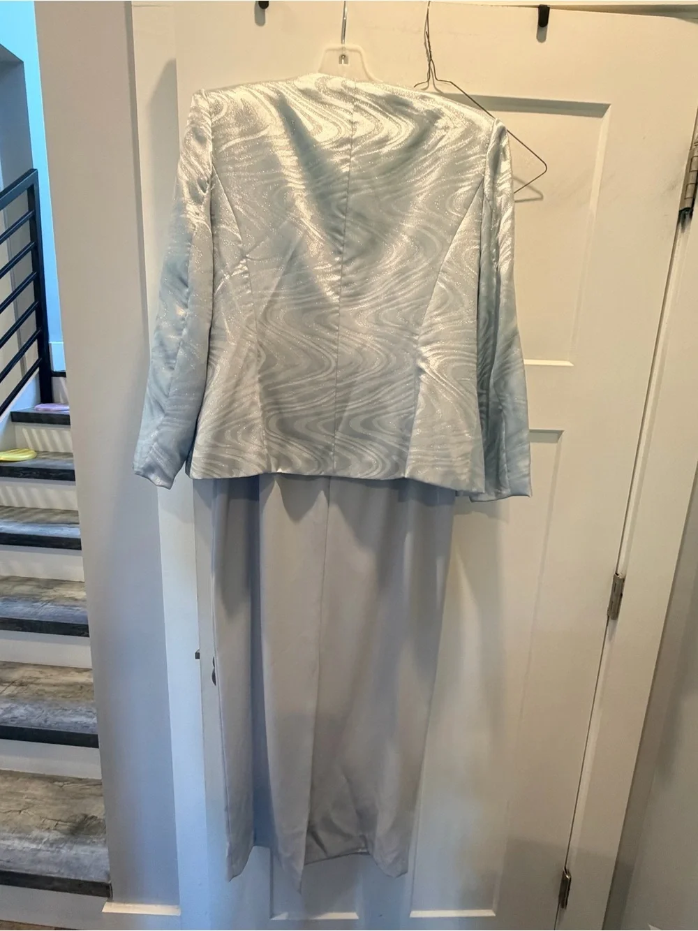 Marsoni 16 Ice Blue Mother of Bride Dress Jacket Set Formal Evening Occasion